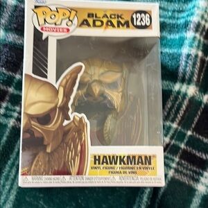 Funko Hawkman Gold and Red Vinyl Figure NWOT